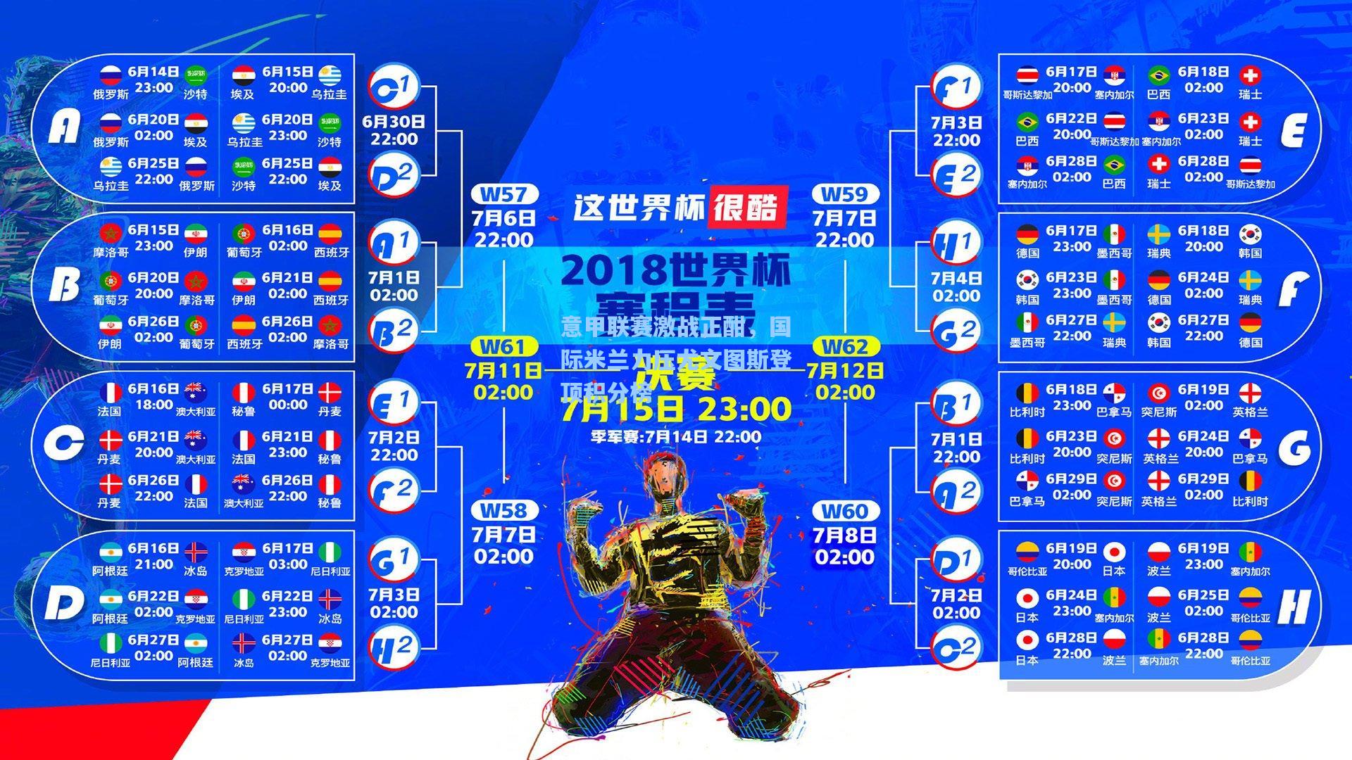 意甲联赛激战正酣，国际米兰力压尤文图斯登顶积分榜